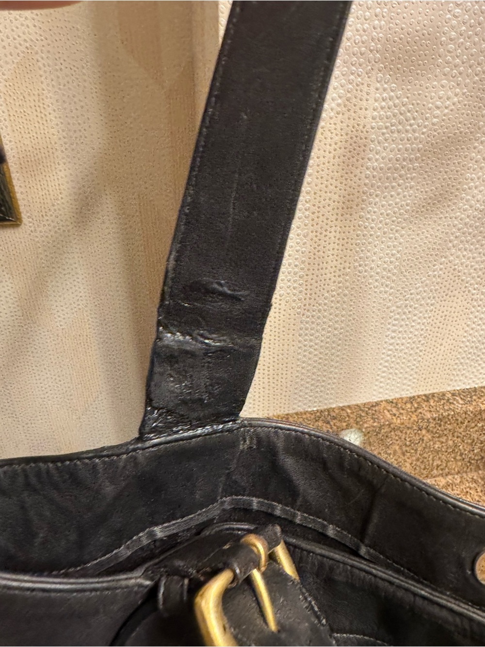 Coach Large Soho Classic Black Leather Tote Bag with Gold Hardware**read** - Picture 4 of 8